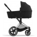 Детская коляска Cybex Priam Lux IV 2 в 1 Chrome Black