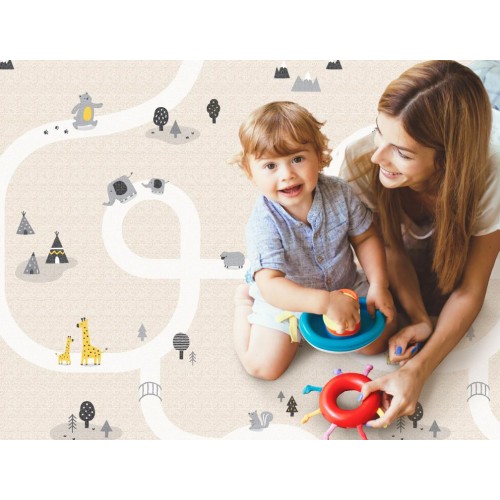 Портативный складной коврик Parklon Portable «Лесные тропинки» 140x200